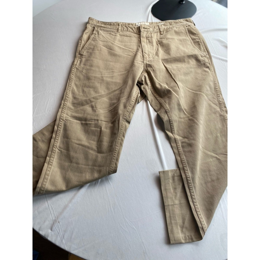 Denim & Supply Ralph Lauren Men's Chino Pants Khaki Beige Cotton Twill 36x30